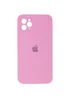 Чохол Silicone Case Square Full Camera Protective (AA) для Apple iPhone 11 Pro Max (6.5 ") Рожевий / Light pink