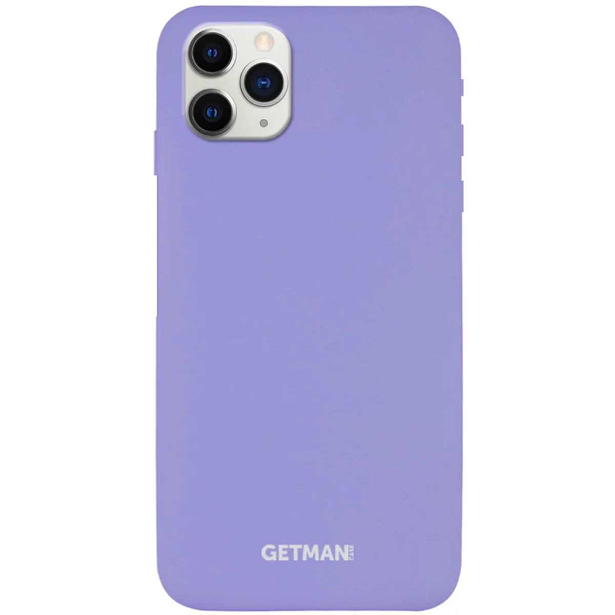 Чехол Silicone Case GETMAN for Magnet для Apple iPhone 11 Pro Max (6.5") Сиреневый / Dasheen