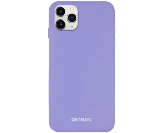Чехол Silicone Case GETMAN for Magnet для Apple iPhone 11 Pro Max (6.5") Сиреневый / Dasheen