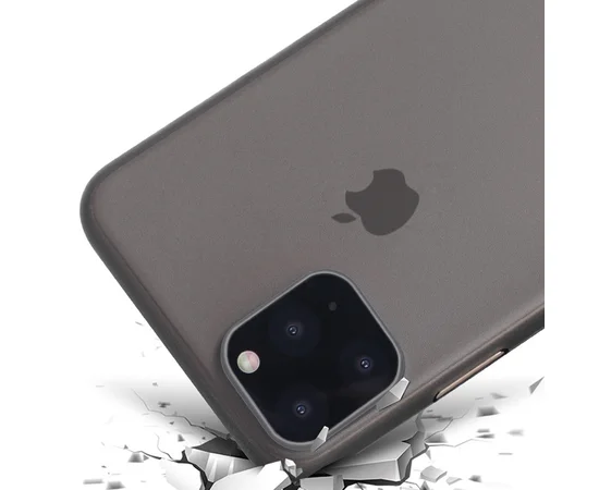 TPU чехол G-Case Colourful series для Apple iPhone 11 Pro Max (6.5") Бесцветный / Черный