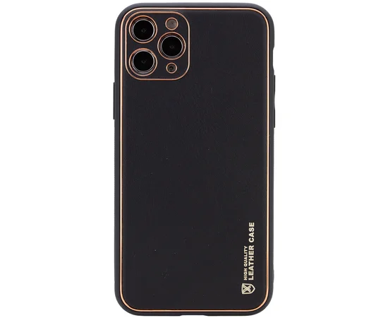 Кожаный чехол Xshield для Apple iPhone 11 Pro Max (6.5") Черный / Black