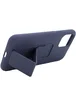 Чехол Silicone Case Hand Holder для Apple iPhone 11 Pro Max (6.5") Темно-синий / Midnight blue