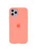 Чехол Silicone case (A) (с закрытым низом) для Apple iPhone 11 Pro Max (6.5") Оранжевый / Nectraine