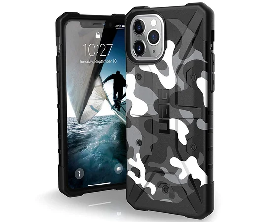 Ударопрочный чехол UAG Pathfinder камуфляж для Apple iPhone 11 Pro Max (6.5") Белый