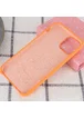 Чехол Silicone Case (AA) для Apple iPhone 11 Pro Max (6.5") Оранжевый / Papaya
