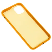 Кожаный чехол Croco Leather для Apple iPhone 11 Pro Max (6.5") Yellow
