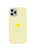 Чехол Silicone case (A) (с закрытым низом) для Apple iPhone 11 Pro Max (6.5") Желтый / Mellow Yellow