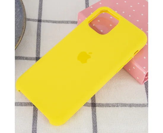 Чехол Silicone Case (AA) для Apple iPhone 11 Pro Max (6.5") Желтый / Canary Yellow