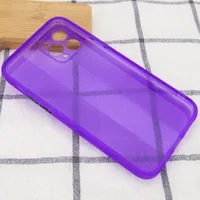 Чохол TPU Glossy Line Full Camera для Apple iPhone 11 Pro Max (6.5 ") Бузковий