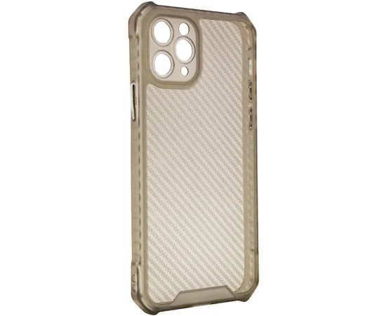 Чохол TPU Ease Carbon для Apple iPhone 11 Pro Max (6.5") Чорний / Прозорий