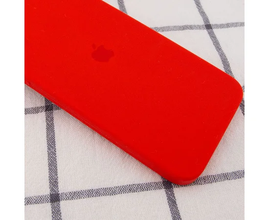 Чохол Silicone Case Square Full Camera Protective (AA) для Apple iPhone 11 Pro Max (6.5 ") Червоний / Red