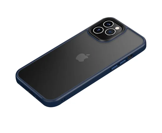 TPU + PC чохол Metal Buttons для Apple iPhone 11 Pro Max (6.5 ") Синій