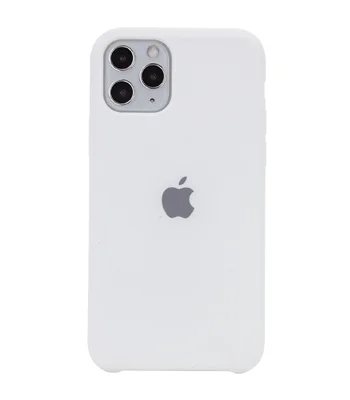 Чохол Silicone case (A) для Apple iPhone 11 Pro Max (6.5 ") Білий / White