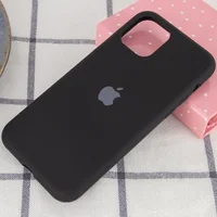 Чехол Silicone Case Full Protective (AA) для Apple iPhone 11 Pro Max (6.5") Черный / Black