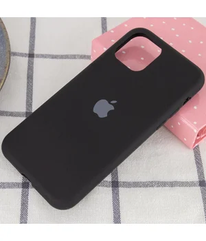 Чехол Silicone Case Full Protective (AA) для Apple iPhone 11 Pro Max (6.5") Черный / Black