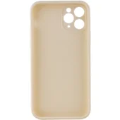Силиконовый чехол Candy Full Camera для Apple iPhone 11 Pro Max (6.5") Бежевый / Antigue White