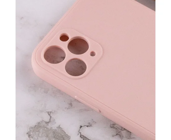 Силіконовий чохол Candy Full Camera для Apple iPhone 11 Pro Max (6.5 ") Рожевий / Pink Sand