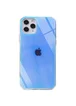 TPU+Glass чехол Gradient Rainbow с лого для Apple iPhone 11 Pro Max (6.5") Голубой