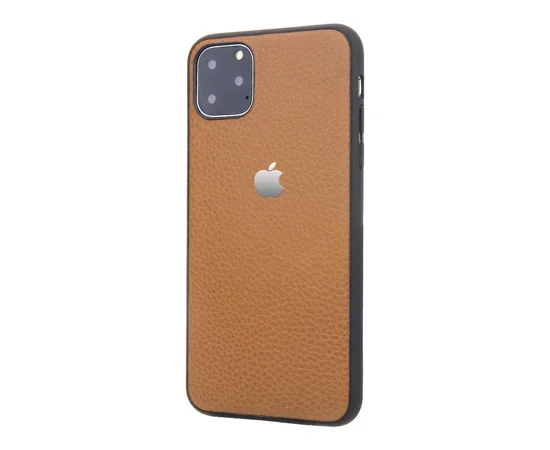 Кожаная накладка Classic series для Apple iPhone 11 Pro Max (6.5") Коричневый