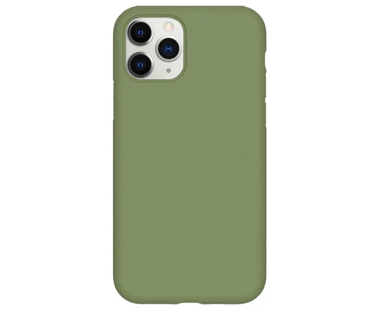 Силиконовый чехол Epic матовый soft-touch для Apple iPhone 11 Pro Max (6.5") Оливковый