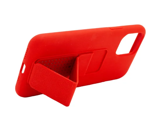 Чехол Silicone Case Hand Holder для Apple iPhone 11 Pro Max (6.5") Красный / Red