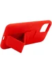 Чехол Silicone Case Hand Holder для Apple iPhone 11 Pro Max (6.5") Красный / Red