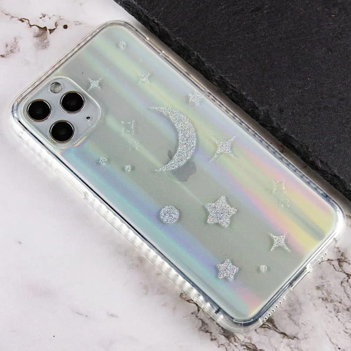 TPU+Glass чехол Aurora Space для Apple iPhone 11 Pro Max (6.5") Месяц