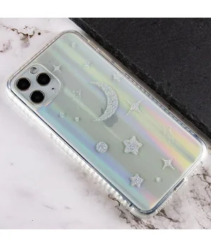 TPU+Glass чехол Aurora Space для Apple iPhone 11 Pro Max (6.5") Месяц