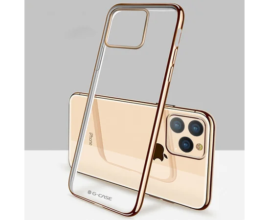 TPU чехол G-Case Shiny Series для Apple iPhone 11 Pro Max (6.5") Золотой
