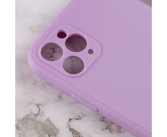 Силиконовый чехол Candy Full Camera для Apple iPhone 11 Pro Max (6.5") Сиреневый / Dasheen
