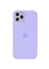 Чехол Silicone case (A) (с закрытым низом) для Apple iPhone 11 Pro Max (6.5") Сиреневый / Dasheen