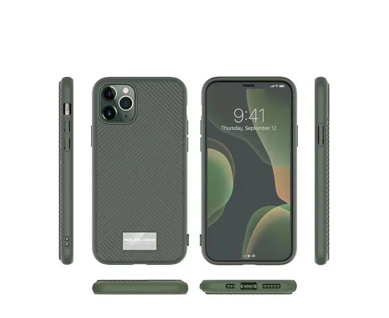 TPU накладка Molan Cano Jelline series для Apple iPhone 11 Pro Max (6.5") Зеленый / Khaki green