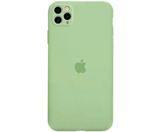 Чехол Silicone Case Full Protective для Apple iPhone 11 Pro Max (6.5") Зеленый / Spearmint
