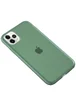 Силиконовый матовый полупрозрачный чехол для Apple iPhone 11 Pro Max (6.5") Зеленый / Pine green