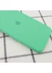Чохол Silicone Case Square Full Camera Protective (AA) для Apple iPhone 11 Pro Max (6.5 ") Зелений / Spearmint