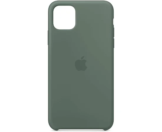 Чехол Silicone case (AAA) для Apple iPhone 11 Pro Max (6.5") Зеленый / Pine green