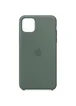Чехол Silicone case (AAA) для Apple iPhone 11 Pro Max (6.5") Зеленый / Pine green
