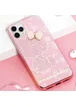 TPU+Glass чехол TYBOMB Dimond Brand для Apple iPhone 11 Pro Max (6.5") Розовый/Hello Kitty
