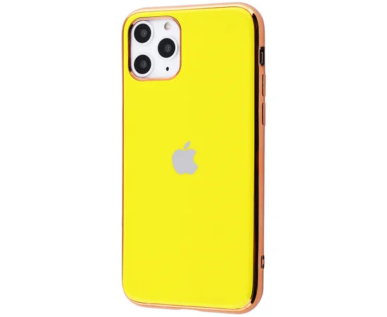 TPU чехол GLOSSY LOGO для Apple iPhone 11 Pro Max (6.5") Желтый