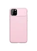 Карбоновая накладка Nillkin Camshield (со шторкой для камеры) для Apple iPhone 11 Pro Max (6.5") Розовый / Pink