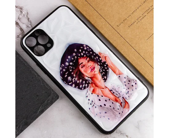 TPU+PC чехол Prisma Ladies для Apple iPhone 11 Pro Max (6.5") Girl in a hat
