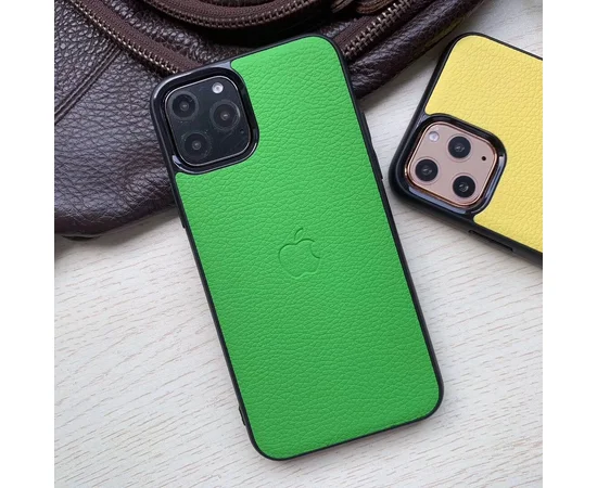 Кожаная накладка Epic Vivi Logo series для Apple iPhone 11 Pro Max (6.5") Зеленый