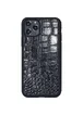 Кожаный чехол Сrocodile leather series для Apple iPhone 11 Pro Max (6.5") Черный