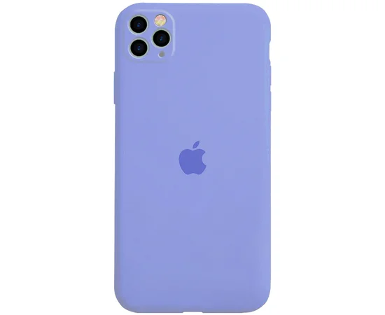 Чехол Silicone Case Full Protective для Apple iPhone 11 Pro Max (6.5") Сиреневый / Dasheen