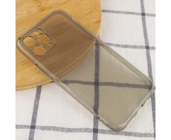 Матовый полупрозрачный TPU чехол с защитой камеры для Apple iPhone 11 Pro Max (6.5") Черный / Black