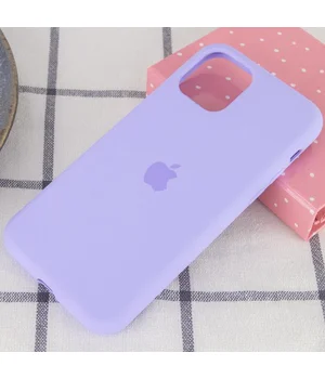 Чехол Silicone Case Full Protective (AA) для Apple iPhone 11 Pro Max (6.5") Сиреневый / Dasheen