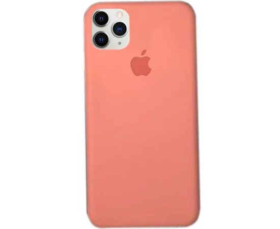 Чохол Silicone case (A) (з закритим низом) для Apple iPhone 11 Pro Max (6.5 ") Рожевий / Flamingo