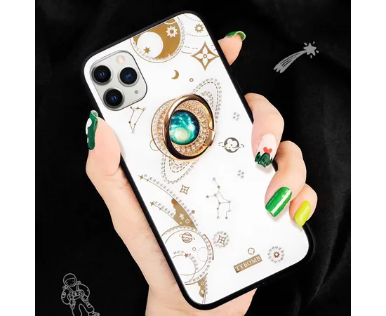 TPU+Glass чехол TYBOMB Cloud Atlas для Apple iPhone 11 Pro Max (6.5") white
