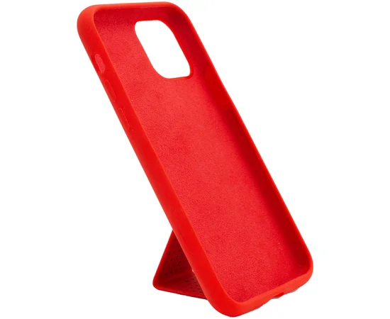 Чехол Silicone Case Hand Holder для Apple iPhone 11 Pro Max (6.5") Красный / Red