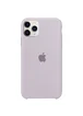 Чехол Silicone case (A) для Apple iPhone 11 Pro Max (6.5") Серый / Lavender